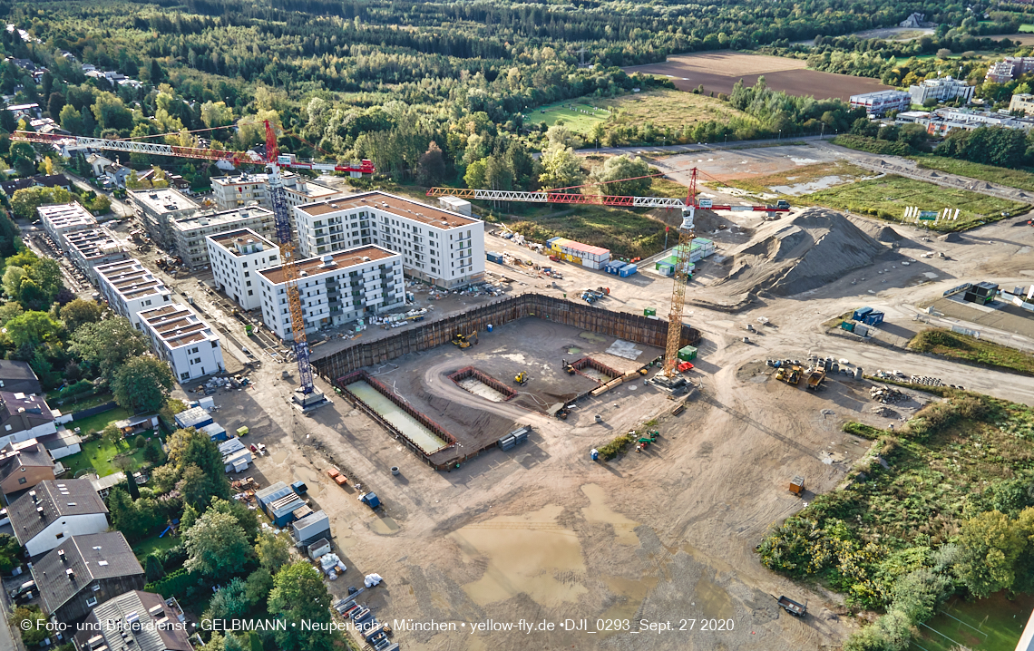 27.09.2020 - Baustelle Alexisquartier in Neuperlach